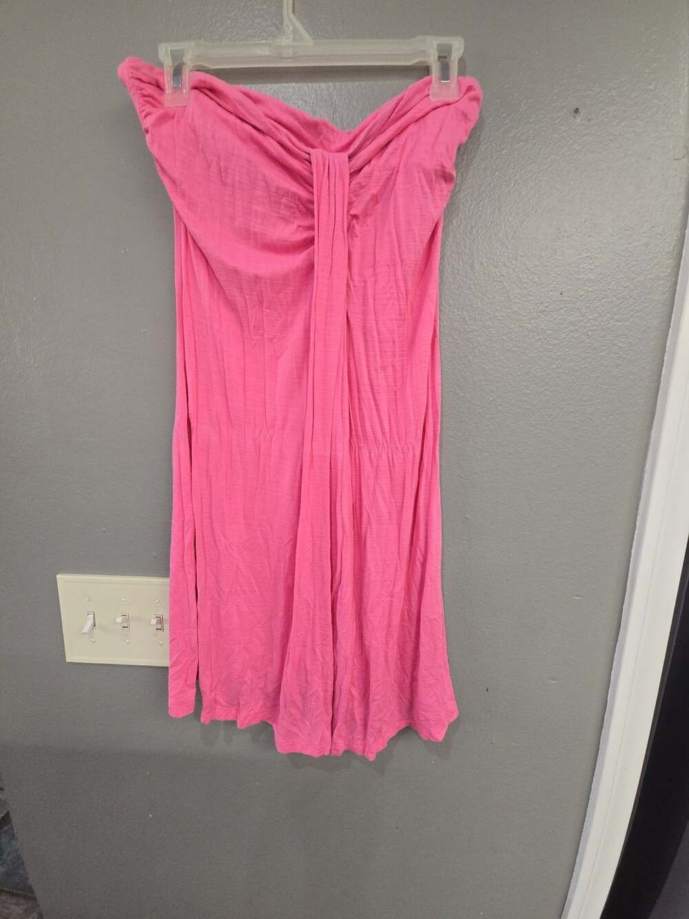 Tube Dress Size XL Pink Strapless